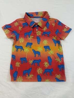 Chubbies Toddler Howl at the Moon Polo Size 3T